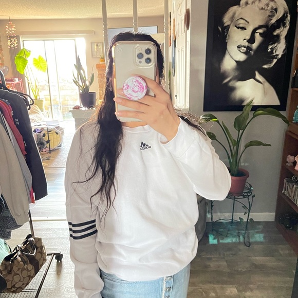 Adidas Long sleeve white top - Picture 2 of 5